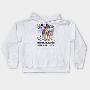 Official 2018 EQUUS Film Festival's Meadville Tour Stop Tee Kids Hoodie